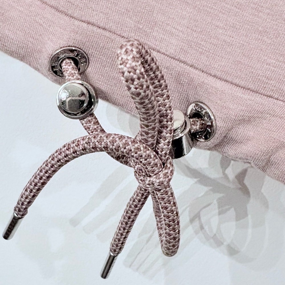 Varley Hannah Beige Cowl Neck Double Soft Sweat Top Oversized - Picture 8 of 10